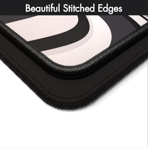 Gamer Boss - Gaming Mouse Pad - 48 x 24 Inches - 4mm Thick with Stitched Edges, Non-Slip Rubber Base, Premium Cloth Mousepad, Desk Mat for Laptop, Keyboard, Computer & PC (Mega, Swirl)