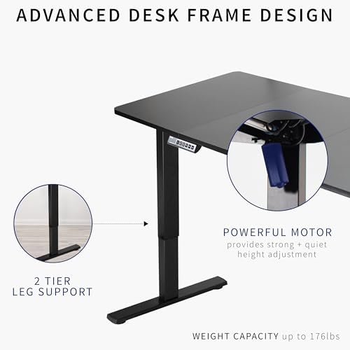 VIVO White 71 x 30 in Standing Desk, DESK-KIT-1B7W