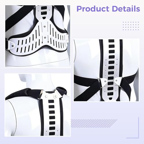 Back Support Posture Corrector for Kyphosis, Hunched Back, Adult Size, Back Brace with Spine Support, Adjustable Straps, Breathable Fabric, Helps Reduce Slouching