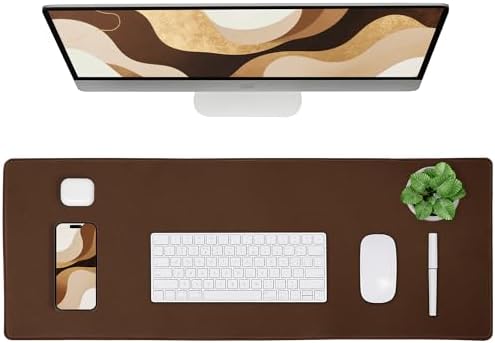 ALOANES Non-Slip Extended Mouse Pad Office&Home Desk Mat Stitched Edge