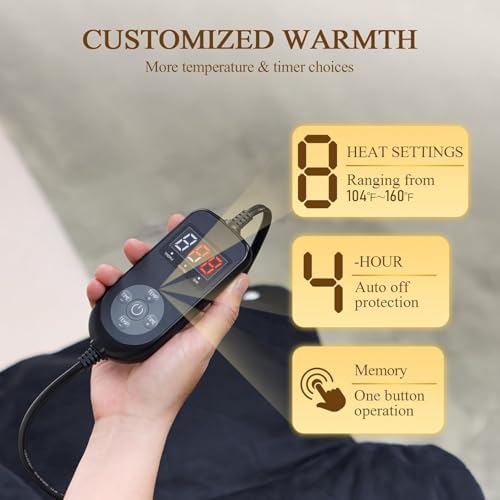 Fast-Heating Far Infrared Heating Pad for Neck and Shoulders