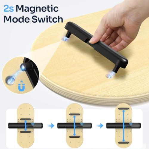 Sportneer Balance Board, 7-Mode Balance Trainer with Roller & Ball
