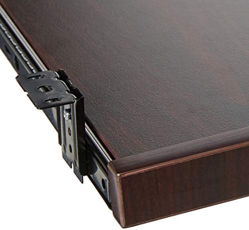 Boss Office Products Keyboard Tray, Mahogany, 14.5" d x 23.5" w x 1.25" h (N200-M)