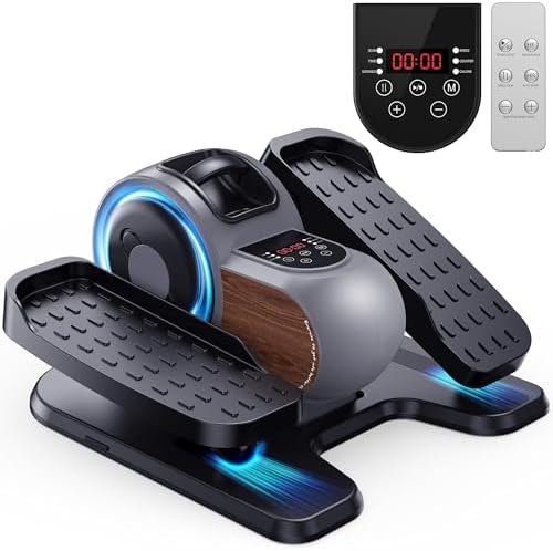 Under Desk Elliptical Machine, Electric Leg Exerciser for Seniors