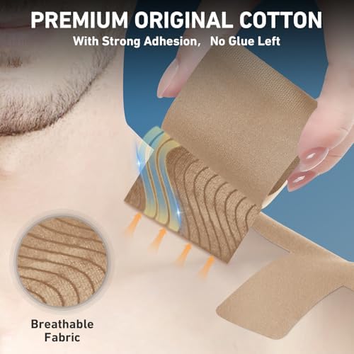KTQUICK Precut Kinesiology Tape for Shoulder, 12 PCS, 20% Stronger Adhesive