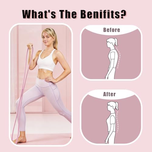 Figure 8 Resistance Bands with Handles,Silicone Exercise Band Set