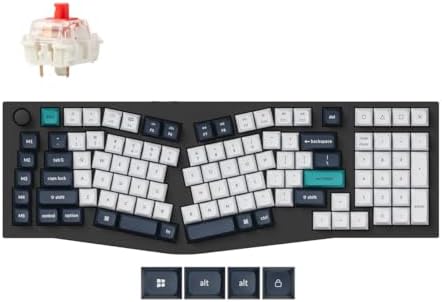 Keychron Q13 Max Alice QMK Wireless Custom Ergonomic Mechanical Keyboard