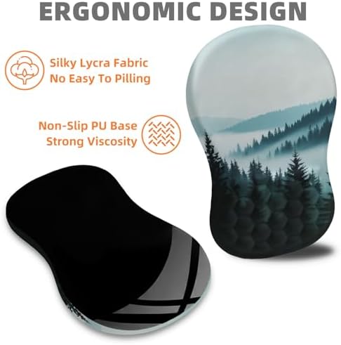 Ergonomic Mouse Pad Wrist Support for Carpal Tunnel Pain Relief