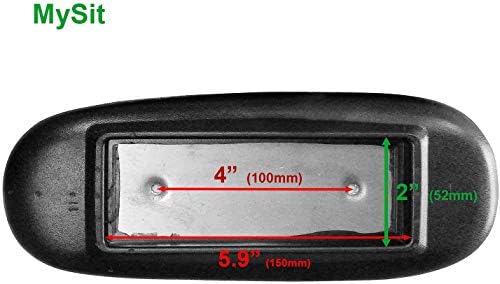 MySit Office Chair Armrest Replacement Univeral 4" Mounting Hole