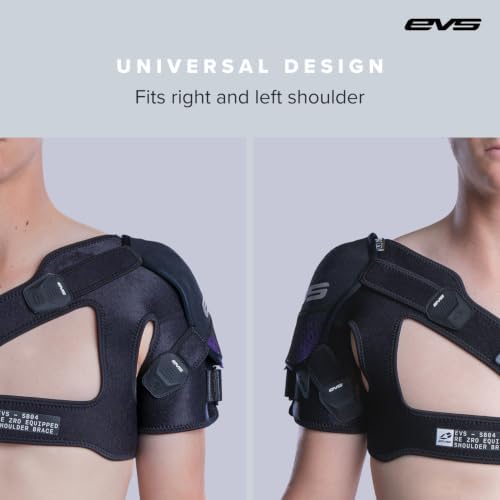 EVS SB04 Pro Shoulder Brace Men, Compression Fit w/ReZro Protection, XL