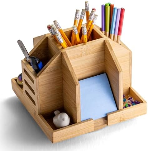 Achieva Bamboo Rotary Organizer (71007)