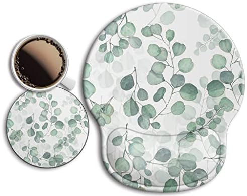 Ergonomic Mouse Pad with Wrist Rest Support,Gel Mouse Pads for Desk