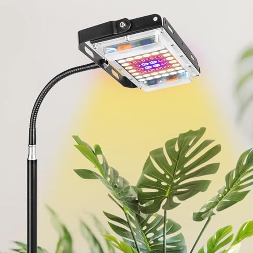 LBW Grow Light with Stand, Full Spectrum Floor Grow Light for Indoor Plants