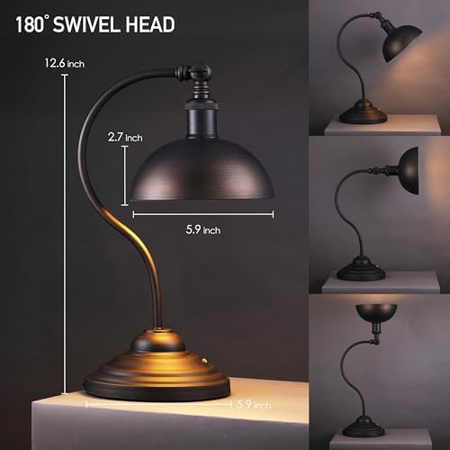 O'Bright Bankers - Cordless LED Table Lamp (Oil Rubbed Bronze)