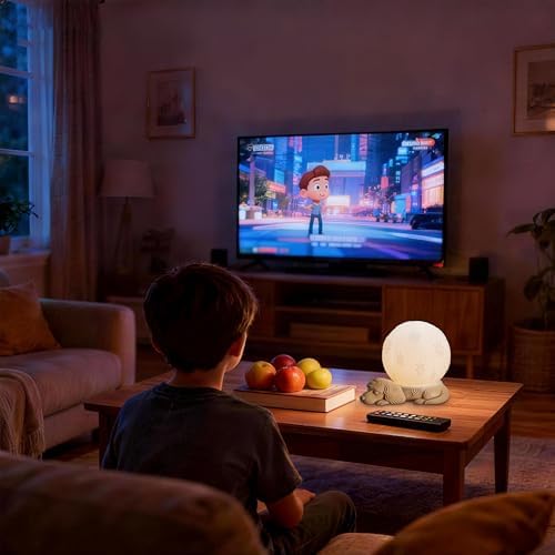 Cute Dog Table Lamp, Rechargeable Battery Powered Bedside Lamp, 3 Color Temperature Dimmable Cordless Lamp, USB C Charging Touch Lamp for Bedroom, Nightstand, Nursery
