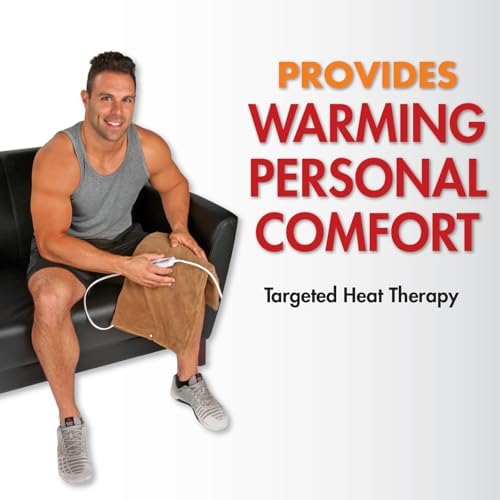 Veridian Healthcare TheraCare Deluxe XL Moist or Dry Heating Pad, Brown, Universal (24-510)