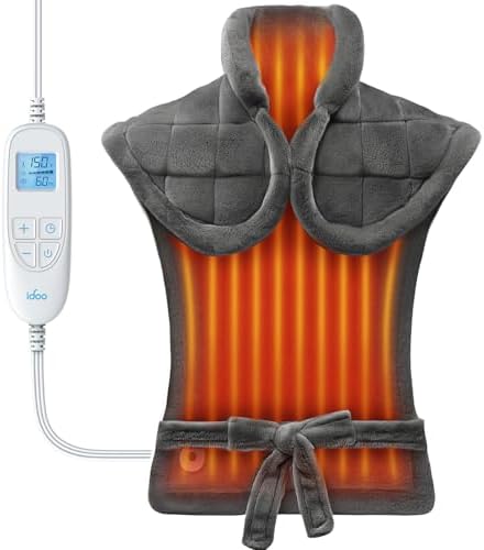 iDOO Weighted Heating Pad for Neck, Shoulders & Back
