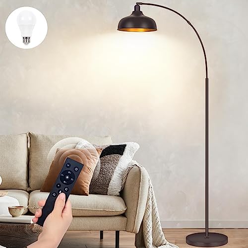 Arc Floor Lamps Bronze, Standing Lamps for Living Room Reading Lamps 70”