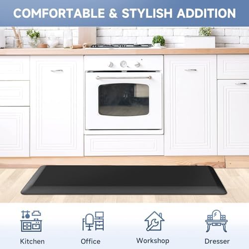 4/5 Inch Thick Kitchen Mats for Floor, StepRite Kitchen Rug for Standing