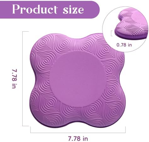 2-4 Pack Yoga Knee Pads, TPE Cushion for Pilates Exercise