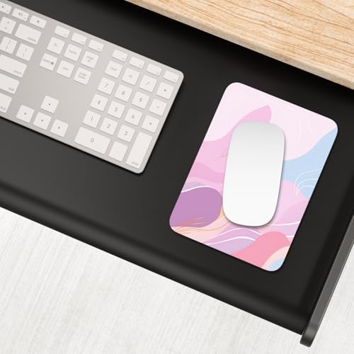 Small Mouse Pad, Mini Mouse Pad 6 x 8 Inch, Thick Rubber Waterproof Mouse Mat, Cute Mousepad for Women Men Wireless Mouse Laptops Home Office, Wave Pattern