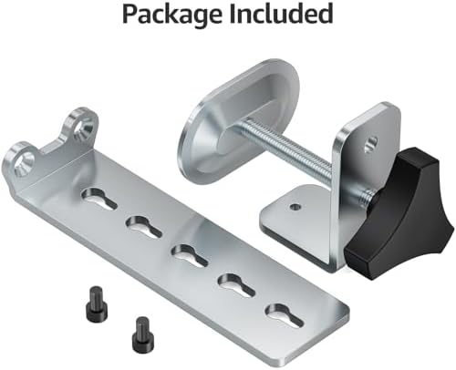 Freelift Desk C-Clamp Extension for Max 6 inch Thick Desktops, Monitor Mount C-Clamp Base, Fits MU8011B/MU8012B/MU8013B/MU8014B/MU8011W/MU8012W/MU8013W/MU8014W, Black
