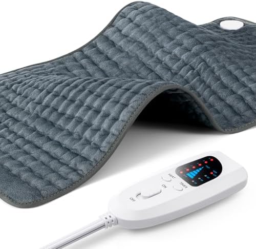 17"x33" Heating Pad for Back Pain Relief, XXXL Electric Heat Pads for Women