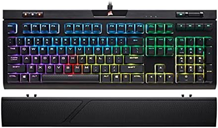 New Ergonomic Wrist Rest for Corsair K70 RGB MK.2 Mechanical Gaming Keyboard (Black, Minimalist Style)