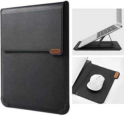 Nillkin 15.6 inch Laptop Sleeve with Stand (3-in-1), 2 Stand Modes, Black