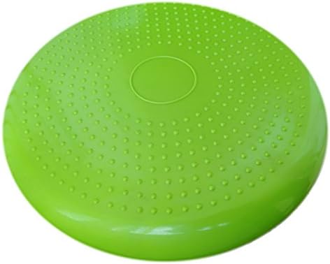 AppleRound Inflated Wobble Cushion with Hand Pump, Air Stability Board (Extra Thick), Core Balance Disc for Adults, Sensory Wiggle Seat for Kids, Flexible Seating for All Age, 13.5in / 34cm Diameter