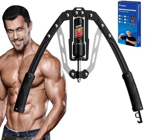 SoftGym Twister Arm Chest Trainer Exerciser Workout Equipment,Adjustable 22-470lbs Hydraulic Power,Home Chest Expander Machine,Home Gym Workout Equipment for Upper Body Strength Training