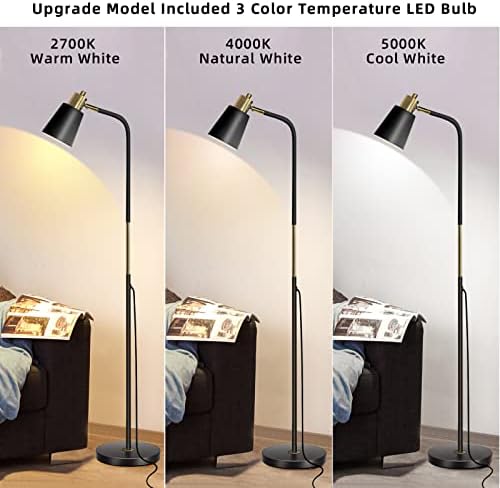 LALISU Floor Lamp 3-Color Temperature Floor Lamps Reading Standing Lamp