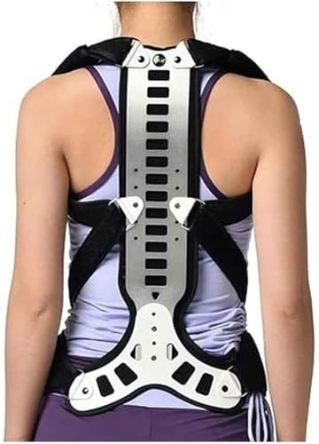 Spine Back Support Brace Posture Correctors For Men Women Teenager Adjustable Metal Straps Shoulder Neck Clavicle Lumbar Support Straightener(Small)