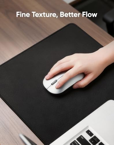 Reniteco Large Office & Gaming Mouse Pad, 35.4" x 15.7" Desk Mat, Black