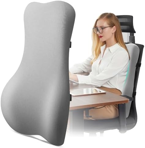 Lumbar Support Pillow for Office Chair, Back Cushion for Full Back Support