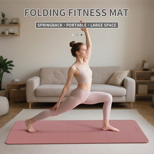 7-Fold Yoga Mat 70"x24" - 1/2 Inch Thick