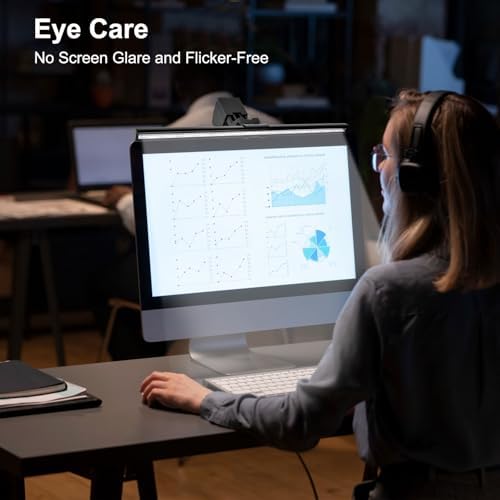 40cm Computer Monitor Lamp, No Screen Glare Light Bar Eye Caring USB Lamp