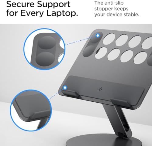 Spigen for Adjustable Laptop Stand with Ventilation
