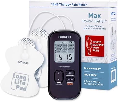 Omron Max Power Relief TENS Unit Muscle Stimulator