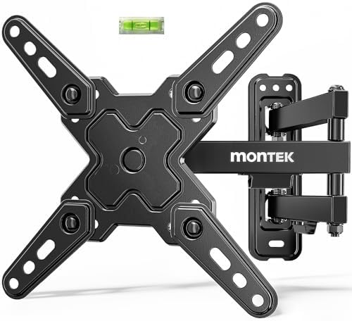 monTEK Full Motion Small TV Wall Mount for 13-43 Inch TVs up to 44 lb