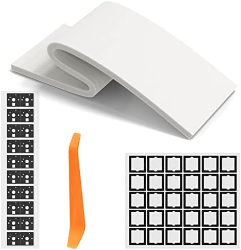RUNJRX Poron Switch Pads, YM40-Sponge Sound Dampening Foam, Eva Keyboard Modular Foam Kit for Mechanical Gaming Keyboard