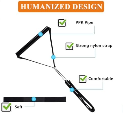 WEEOATAR Y Shape Neck Traction for Neck Pain, Neck Stretcher Strap for Pinched Nerves, Portable Neck Stretcher Easy to Use, Neck Decompression Device for Indoors or Outdoors (Black 3)