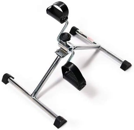 Lumex Pedal Floor Exerciser - Assembly Required, Mini Stationary Pedal Exerciser Under Desk Bike, Arm/Leg Workout Equipment, GF1965-1KD