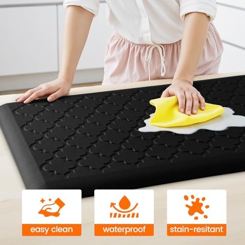 4/5 Inch Thick Anti-Fatigue Kitchen Mat Comfort Standing Floor Mat for Home