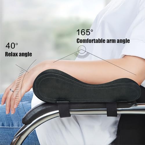 1 Pair Memory Foam Chair Arm Rest Support Pads