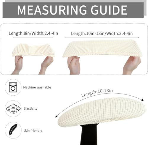 Office Chair Arm Covers, Washable Elastic Armrest Pad Protectors