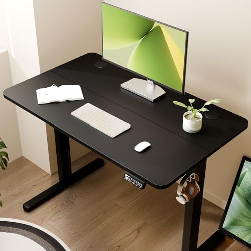 40"x24" Standing Desk, Height Adjustable Sit-Stand Home Office, Black