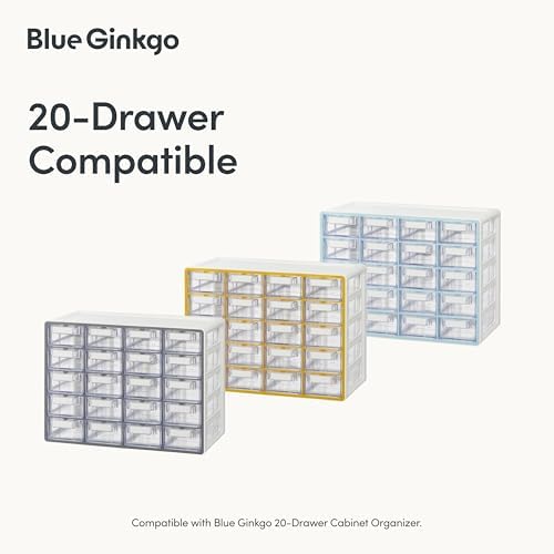 Blue Ginkgo 20-Drawer Cabinet Dividers, 20-Pack