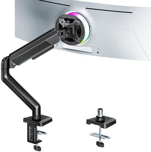 ARES WING 17-40 Inch Heavy Duty Monitor Arm, Black