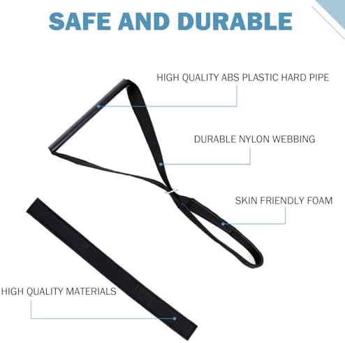 Neck Stretcher Y-Shaped Ergonomic Breathable Elastic Neck Decompression Devices with Chin Belt for Home ..